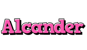 Alcander girlish logo