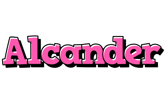 Alcander girlish logo