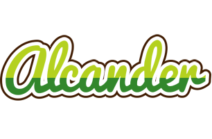 Alcander golfing logo