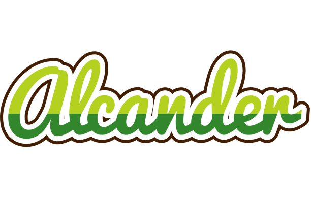 Alcander golfing logo