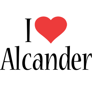 Alcander i-love logo