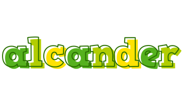 Alcander juice logo