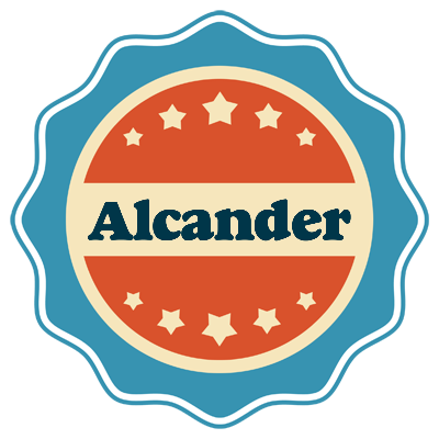 Alcander labels logo
