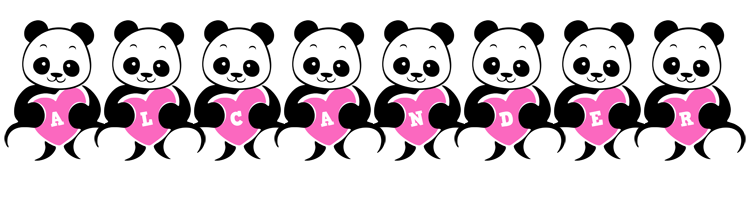 Alcander love-panda logo