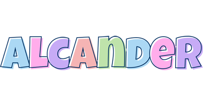 Alcander pastel logo