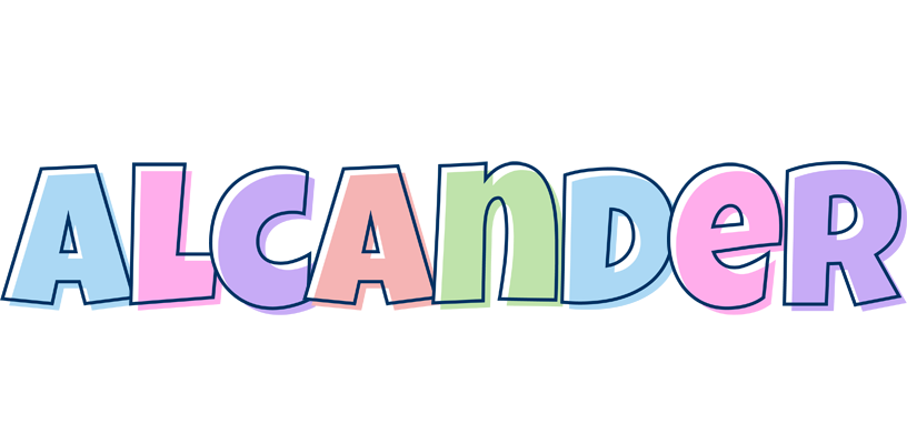 Alcander pastel logo
