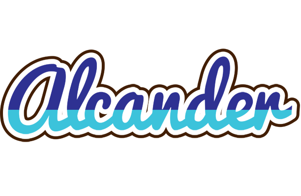 Alcander raining logo