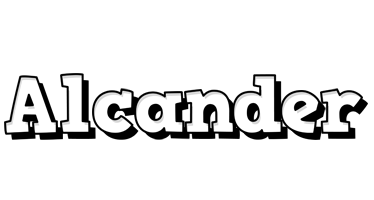 Alcander snowing logo