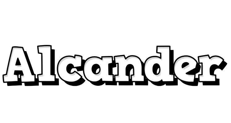 Alcander snowing logo