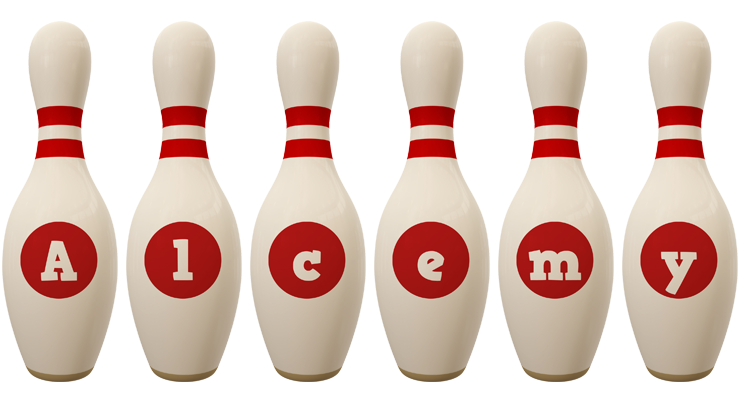 Alcemy bowling-pin logo