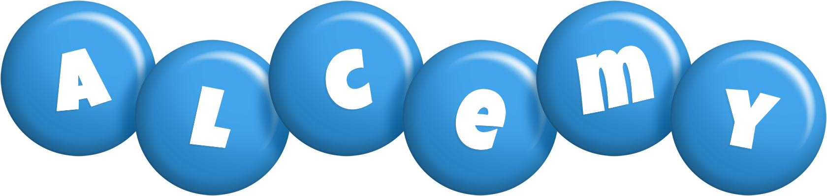 Alcemy candy-blue logo