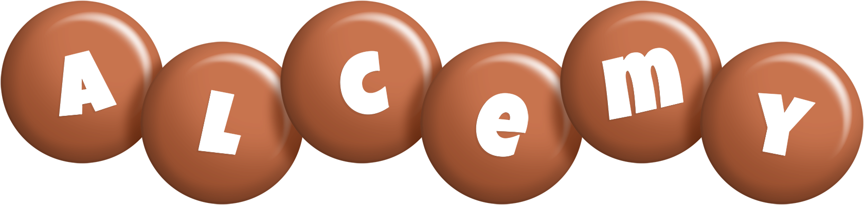 Alcemy candy-brown logo