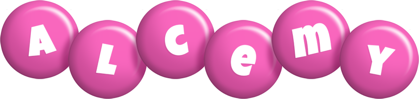 Alcemy candy-pink logo