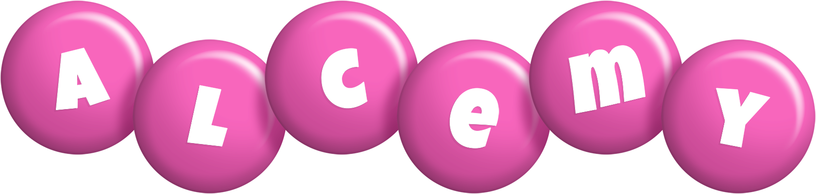 Alcemy candy-pink logo