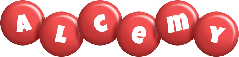 Alcemy candy-red logo