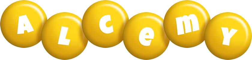 Alcemy candy-yellow logo