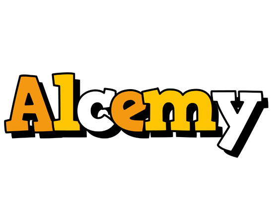 Alcemy cartoon logo