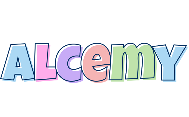 Alcemy pastel logo