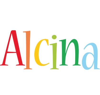 Alcina birthday logo