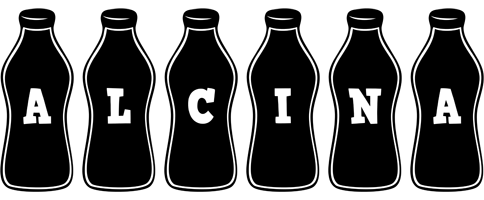 Alcina bottle logo