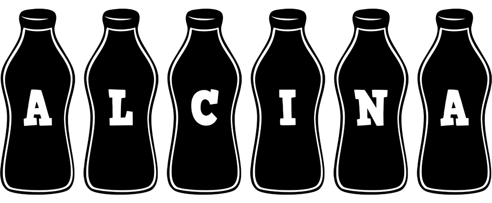 Alcina bottle logo