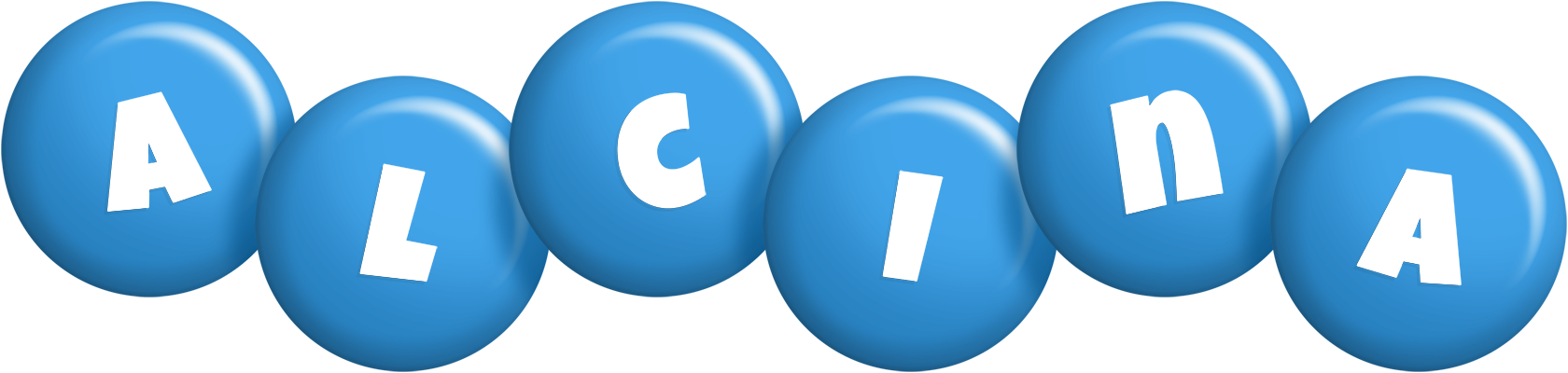 Alcina candy-blue logo