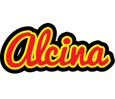 Alcina fireman logo