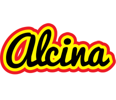 Alcina flaming logo