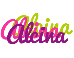 Alcina flowers logo