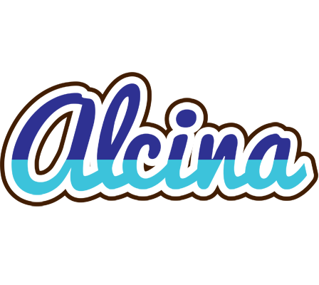 Alcina raining logo