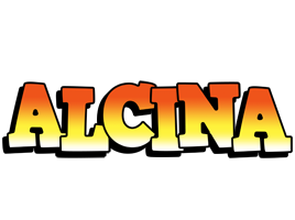 Alcina sunset logo