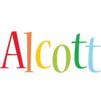 Alcott birthday logo