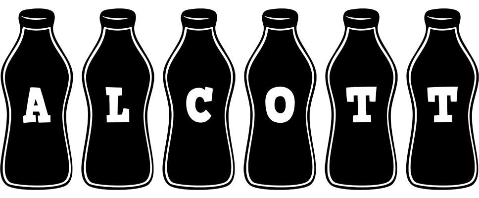 Alcott bottle logo