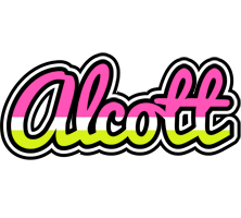 Alcott candies logo