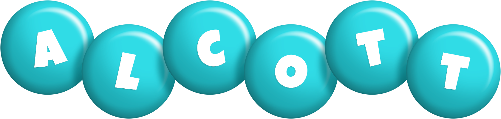 Alcott candy-azur logo