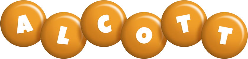 Alcott candy-orange logo