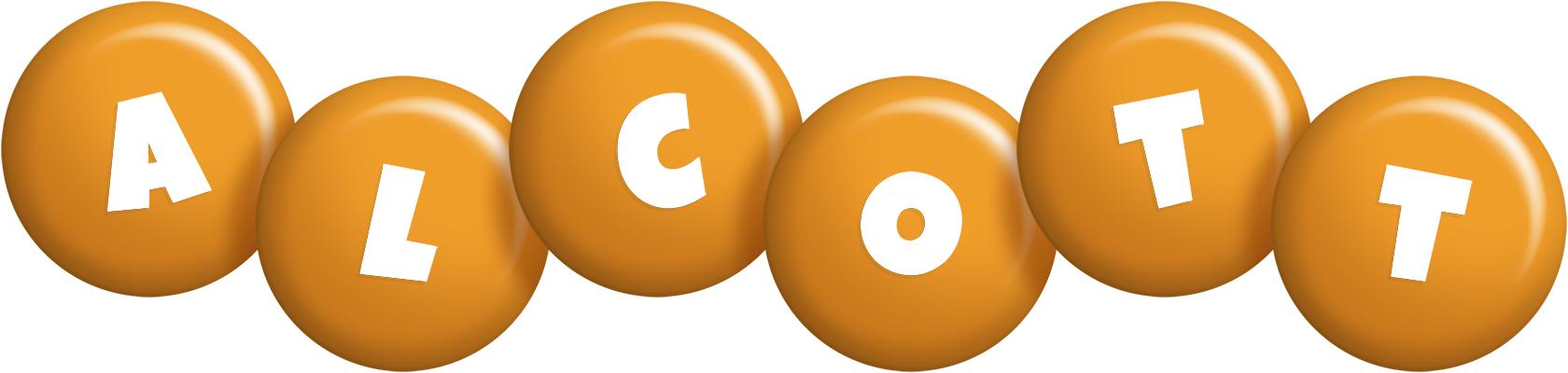 Alcott candy-orange logo