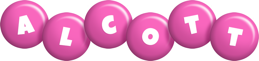 Alcott candy-pink logo