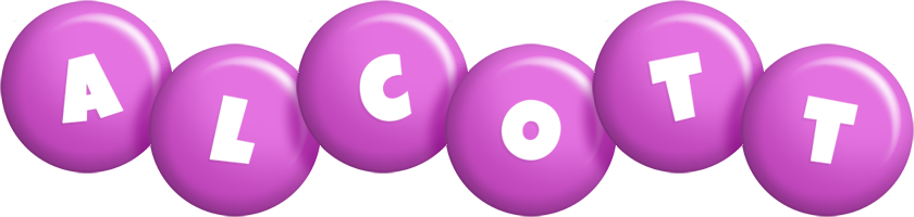 Alcott candy-purple logo