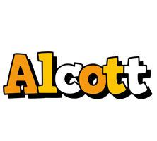 Alcott cartoon logo