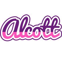 Alcott cheerful logo