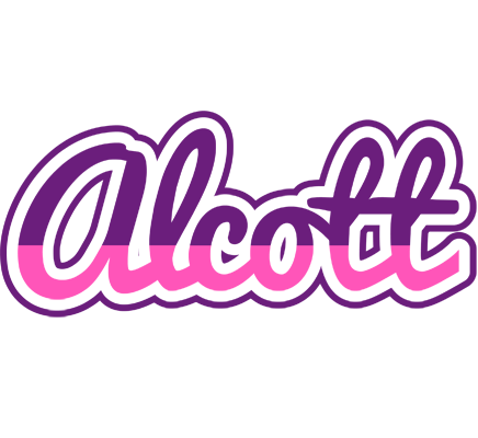 Alcott cheerful logo