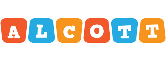 Alcott comics logo