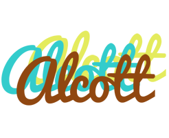 Alcott cupcake logo