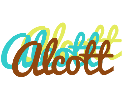 Alcott cupcake logo