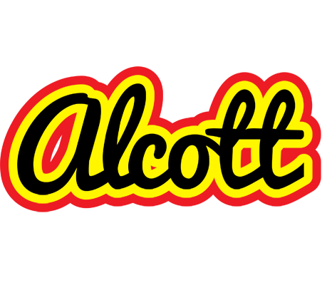 Alcott flaming logo