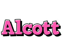 Alcott girlish logo