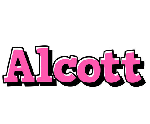Alcott girlish logo