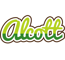 Alcott golfing logo