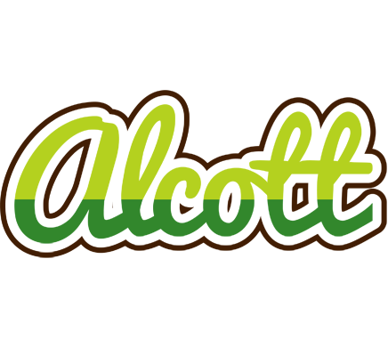 Alcott golfing logo